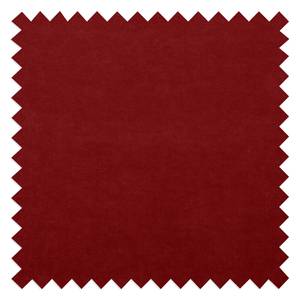 Canapé d'angle modulable Pilmore I Microvelours - Rouge bourgogne