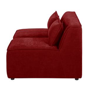 Canapé d'angle modulable Pilmore II Microvelours - Rouge bourgogne