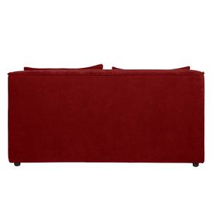 Canapé d'angle modulable Pilmore I Microvelours - Rouge bourgogne