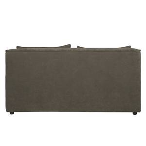Canapé d'angle modulable Pilmore II Microvelours - Taupe