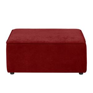 Canapé d'angle modulable Pilmore II Microvelours - Rouge bourgogne