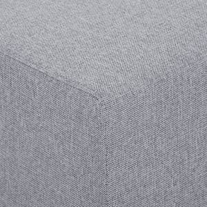 Canapé d'angle Seed II Tissu Gris - Angle à gauche (vu de face)