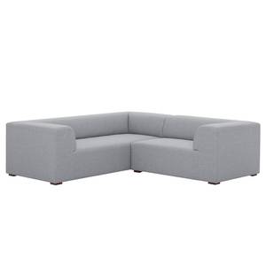 Ecksofa Seed II Webstoff Grau - Ecke davorstehend links