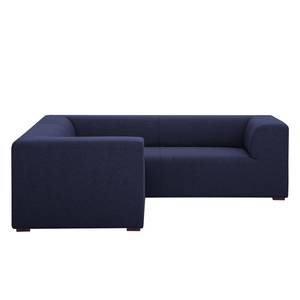 Ecksofa Seed II Webstoff Blau - Ecke davorstehend rechts