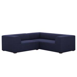 Ecksofa Seed II Webstoff Blau - Ecke davorstehend rechts