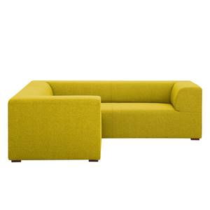 Ecksofa Seed II Webstoff Gelb - Ecke davorstehend rechts