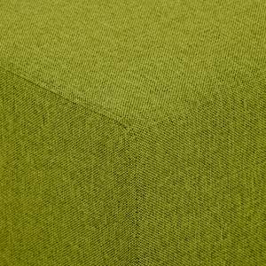 Ecksofa Seed III Webstoff Longchair davorstehend links - Stoff Ramira: Limette