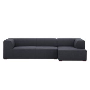 Ecksofa Seed IV Webstoff Webstoff Milan: Anthrazit - Longchair davorstehend rechts