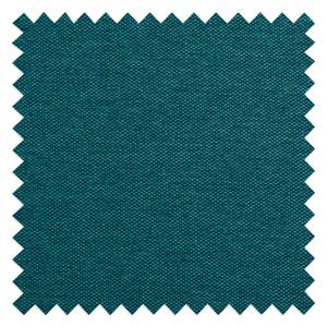 Hoekbank Seed IV geweven stof - Stof Ramira: Turquoise - Longchair vooraanzicht rechts