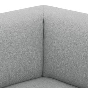 Ecksofa Seed IV Webstoff Stoff Selva: Silbergrau - Longchair davorstehend rechts