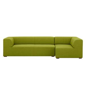 Ecksofa Seed V Webstoff Stoff Ramira: Limette - Armlehne davorstehend links