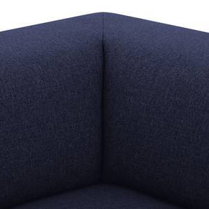 Ecksofa Seed VI Webstoff Webstoff Milan: Dunkelblau - Longchair davorstehend rechts