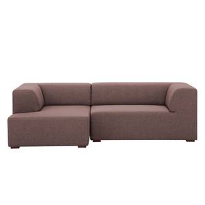 Ecksofa Seed VI Webstoff Webstoff Milan: Grau-Braun - Longchair davorstehend links