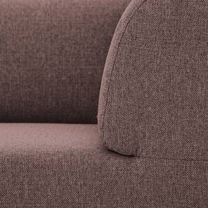 Ecksofa Seed VI Webstoff Webstoff Milan: Grau-Braun - Longchair davorstehend links