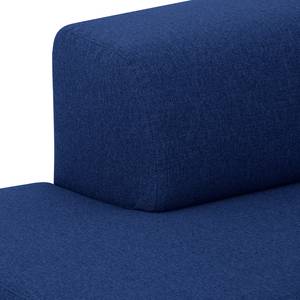 Ecksofa Seed VI Webstoff Stoff Ramira: Blau - Longchair davorstehend rechts