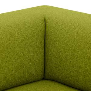 Ecksofa Seed VI Webstoff Stoff Ramira: Limette - Longchair davorstehend rechts