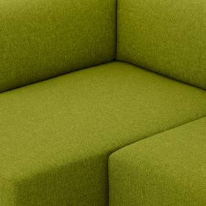 Ecksofa Seed VI Webstoff Stoff Ramira: Limette - Longchair davorstehend rechts