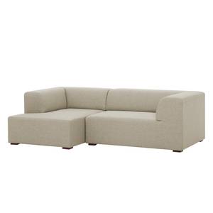 Ecksofa Seed VI Webstoff Stoff Selva: Beige - Longchair davorstehend links