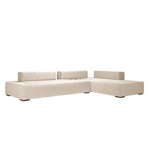 Modulares Sofa Roxbury II Webstoff Stoff Kiara: Beige-Grau I - 300 x 64 cm