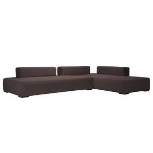 Modulares Sofa Roxbury II Webstoff Stoff Naya: Braun - 330 x 64 cm