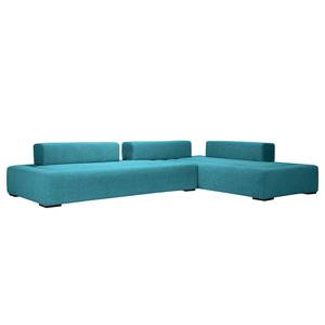 Modulares Sofa Roxbury II Webstoff Stoff Naya: Türkis - 330 x 64 cm