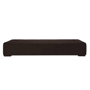 Modulares Sofa Roxbury V Webstoff Stoff Kiara: Schwarz-Braun - Breite: 300 cm