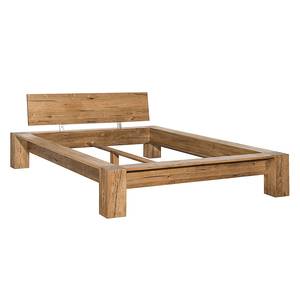 Massief houten bed Morton massief moeraseikenhout - 140 x 200cm