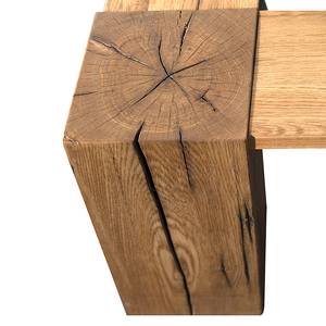 Letto in legno massello Morton Legno massello di quercia palustre - 140 x 200cm