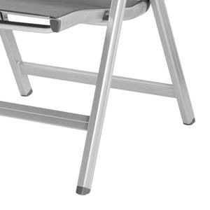 Verstelbare fauteuil Basic Plus zilverkleurig/antracietkleurig