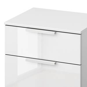 Comodino SKØP I Bianco alpino/Bianco lucido - Materiale sintetico