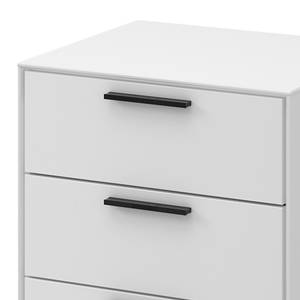 Table de chevet Slimline II Blanc / noir