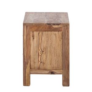 Commode de nuit Yoga Bois Sheesham, noyer naturel