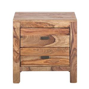 Commode de nuit Yoga Bois Sheesham, noyer naturel