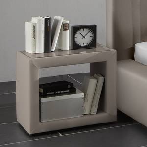 Comodino Masetto Similpelle Color grigio talpa