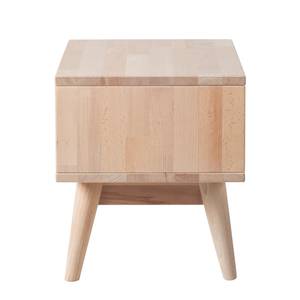 Table de chevet en bois massif FINSBY Hêtre massif - Hêtre blanchi - Hauteur : 40 cm