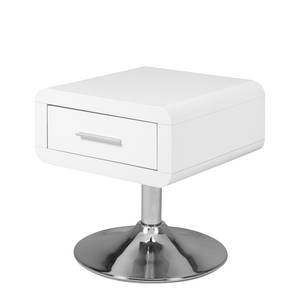 Table de chevet Joker Blanc brillant