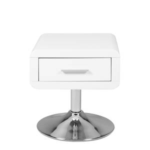 Table de chevet Joker Pied en trompette - Chrome