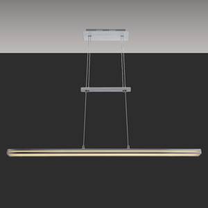 Suspension LED Acrylico Plexiglas / Acier inoxydable - 1 ampoule
