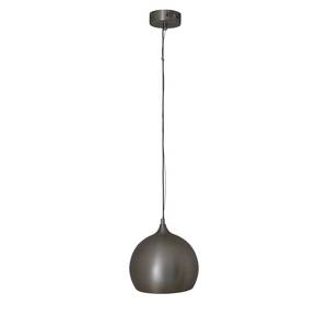 Suspension LED Cusco Acier - 1 ampoule - Gris foncé