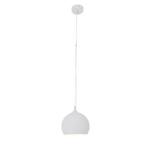 Suspension LED Cusco Acier - 1 ampoule - Blanc polaire