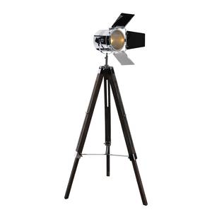 Lampadaire Tripod Copper Chrome / Pin massif - 1 ampoule