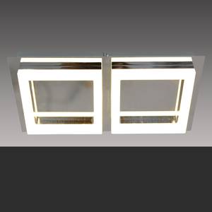 LED-Deckenleuchte Square Shine I Acrylglas / Stahl - Flammenanzahl: 100