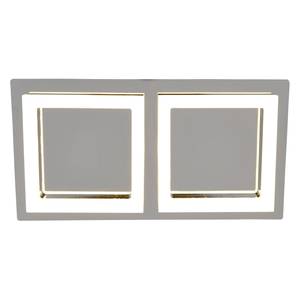 LED-Deckenleuchte Square Shine I Acrylglas / Stahl - Flammenanzahl: 100