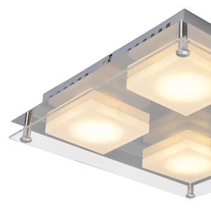 Plafonnier LED Square Shine II Plexiglas / Acier - Nb d'ampoules : 4
