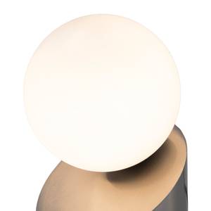 Lampe Alisa Verre / Fer - 1 ampoule - Nickel mat
