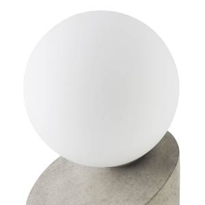 Lampe Alisa Verre / Fer - 1 ampoule - Imitation béton