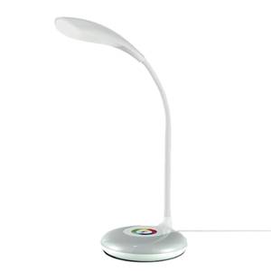 LED-bureaulamp Colori Curve kunststof - 1 lichtbron - Wit