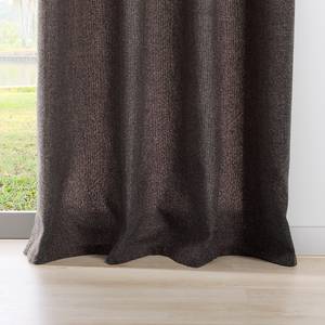 Ösenschal Chalet Polyester - Braun - 135 x 245 cm