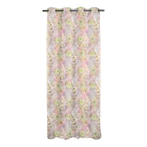 Tenda ad occhielli Springtime II Rosa - Tessile - 130 x 245 cm