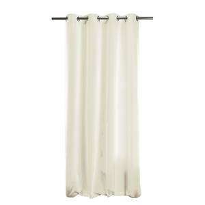 Samtvorhang Topas Webstoff - Creme